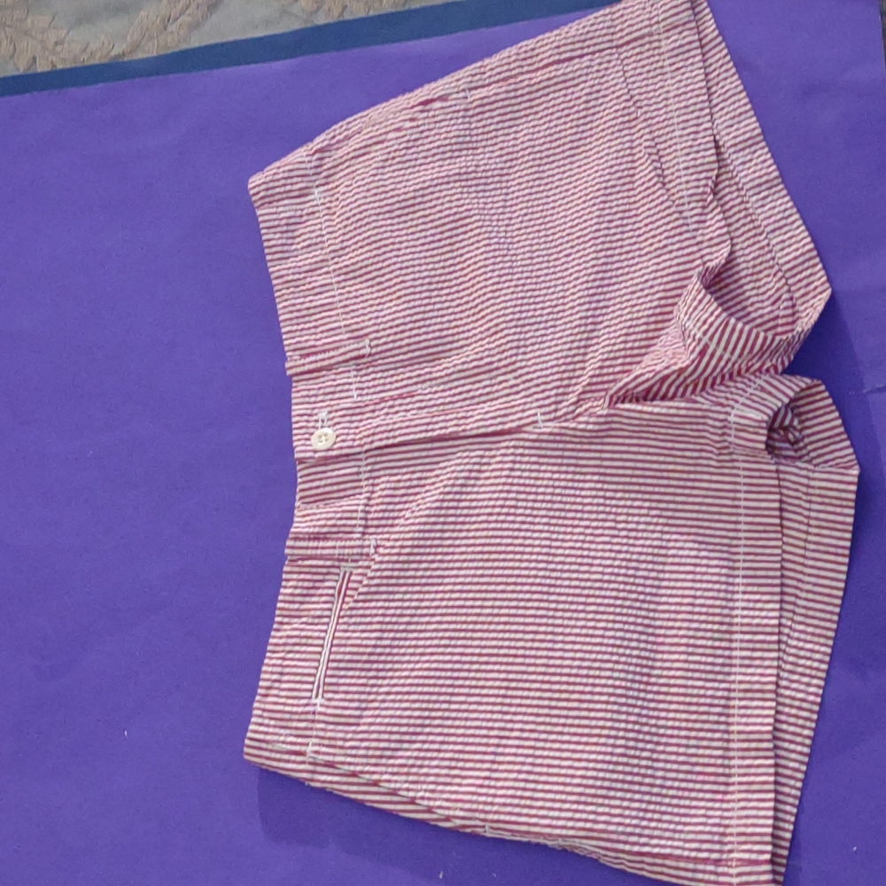 Ralph Lauren sport red & white striped shorts size 2